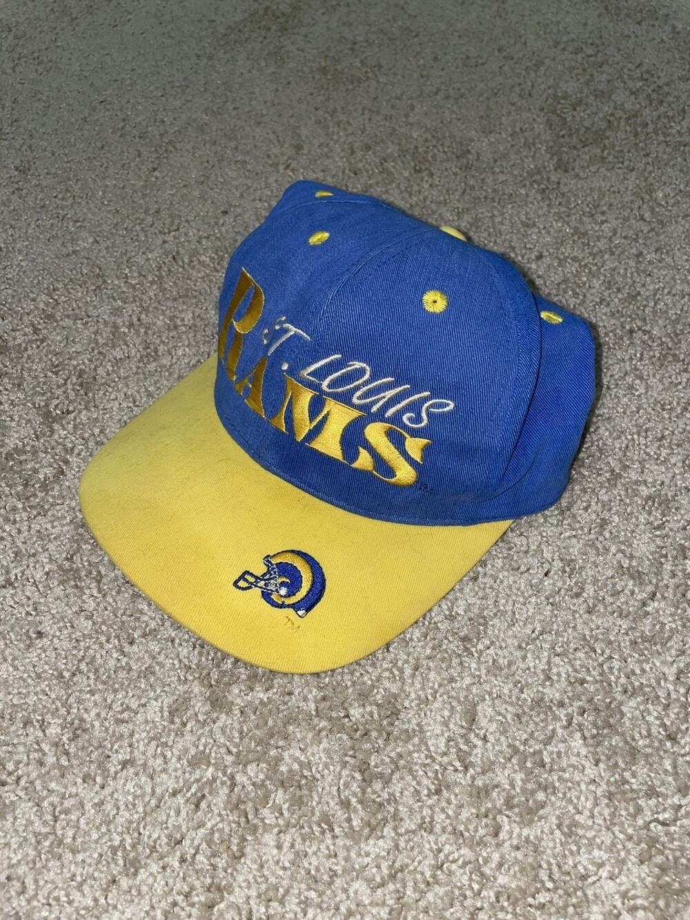 Vintage 90s St. Louis Rams Football SnapBack Hat